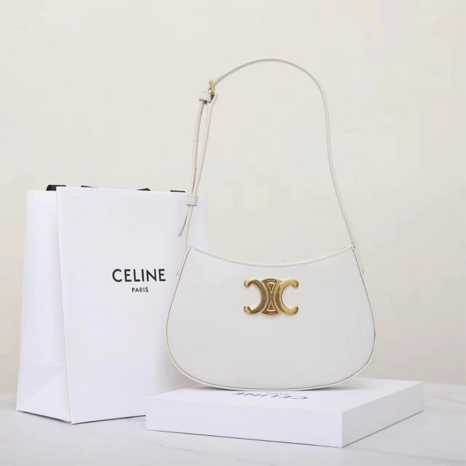 CELINE MEDIUM TILLY BAG in shiny calfskin