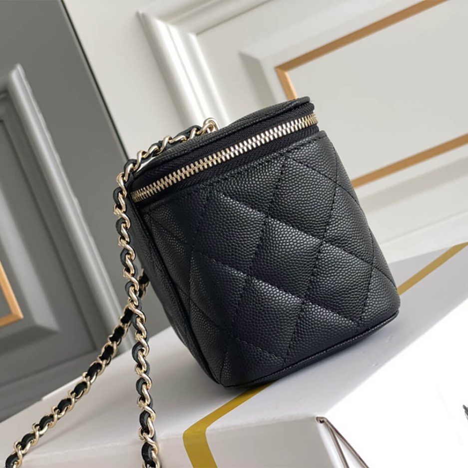 Chanel long box cosmetic bag