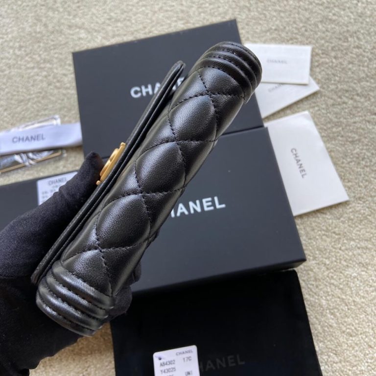 Chanel boy long wallet