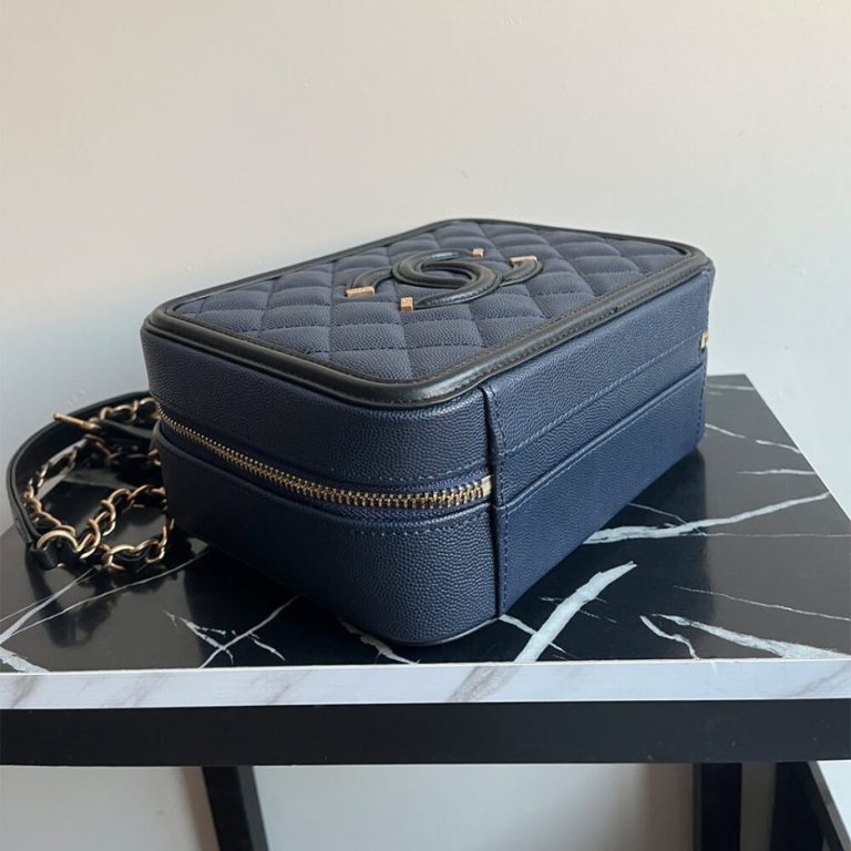Chanel Medium Filigree Makeup Case