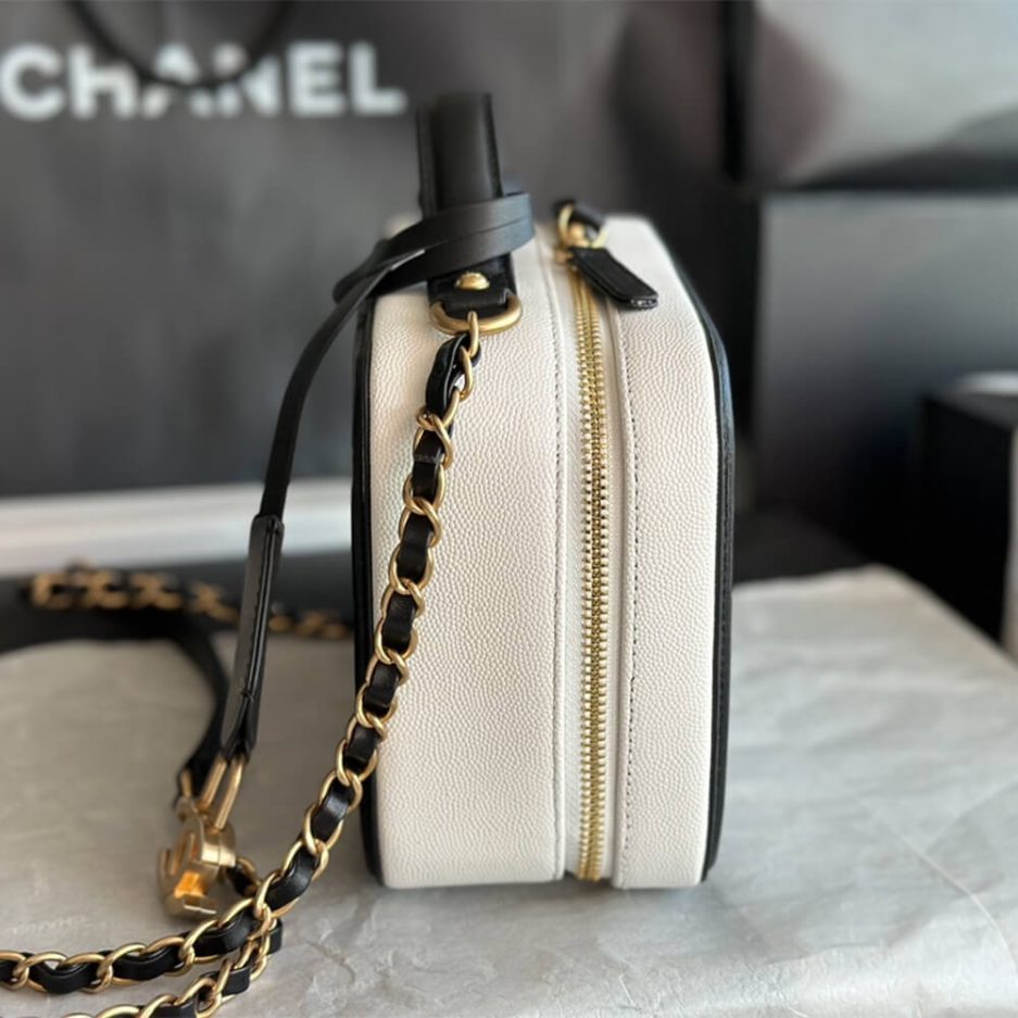 Chanel Medium Filigree Makeup Case