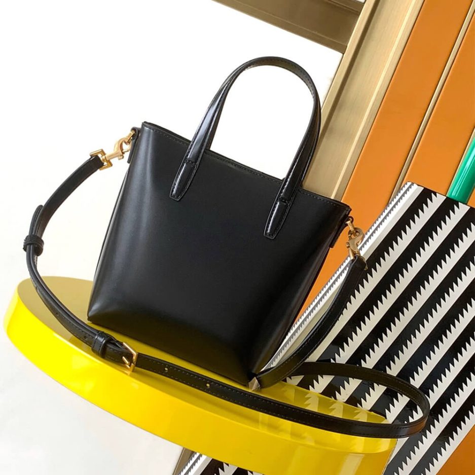 MINI TOY SHOPPING SAINT LAURENT IN BOX LEATHER