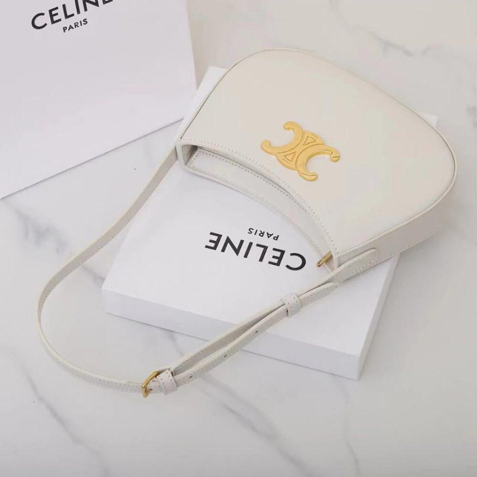 CELINE MEDIUM TILLY BAG in shiny calfskin