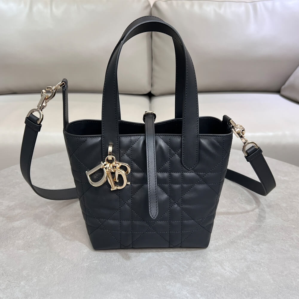 Small Dior Toujours Vertical Tote Bag