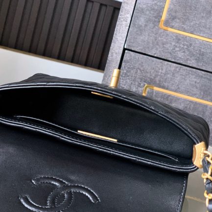 CHANEL Small Flap Bag with Top Handle(HIGH-END GRADE)