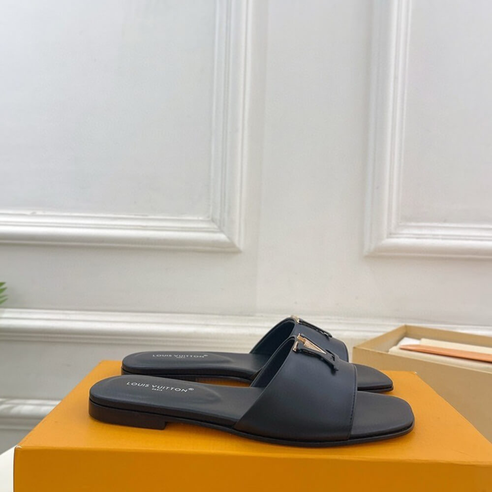 Louis Vuitton LV Capri Flat Mule Black