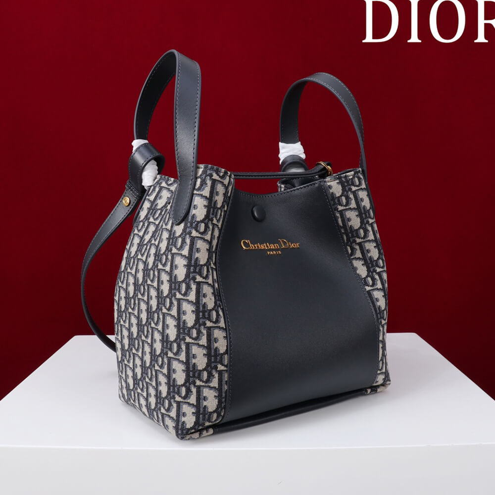 Dior Medium Signature Bucket Bag