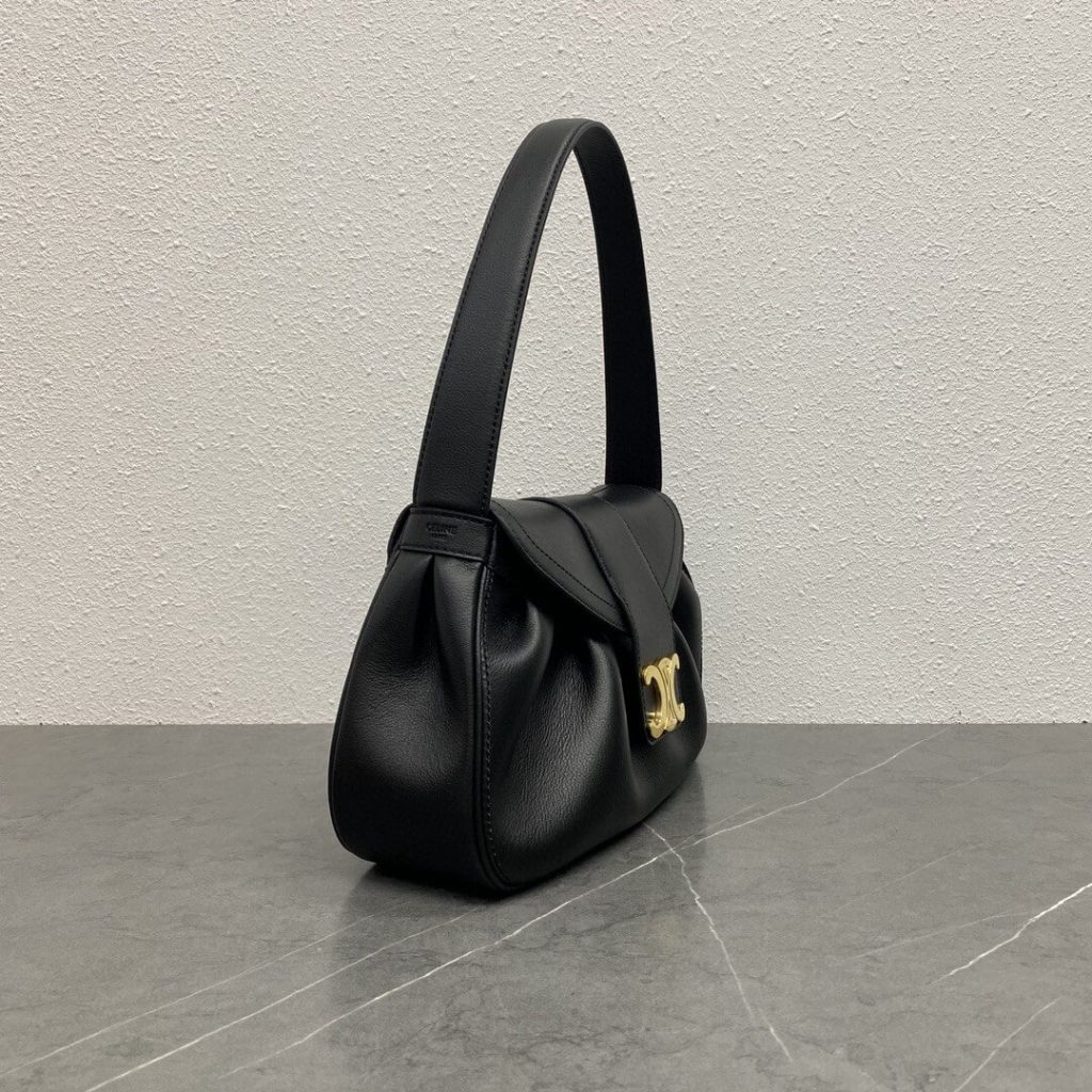 CELINE Medium POLLY bag in soft calfskin