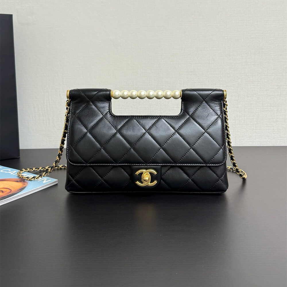 CHANEL Flap Bag With Top Handle(HIGH-END GRADE)