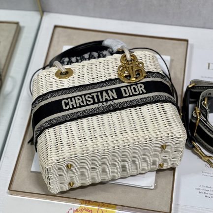 Lady DIOR Wicker Bag(high-end grade)