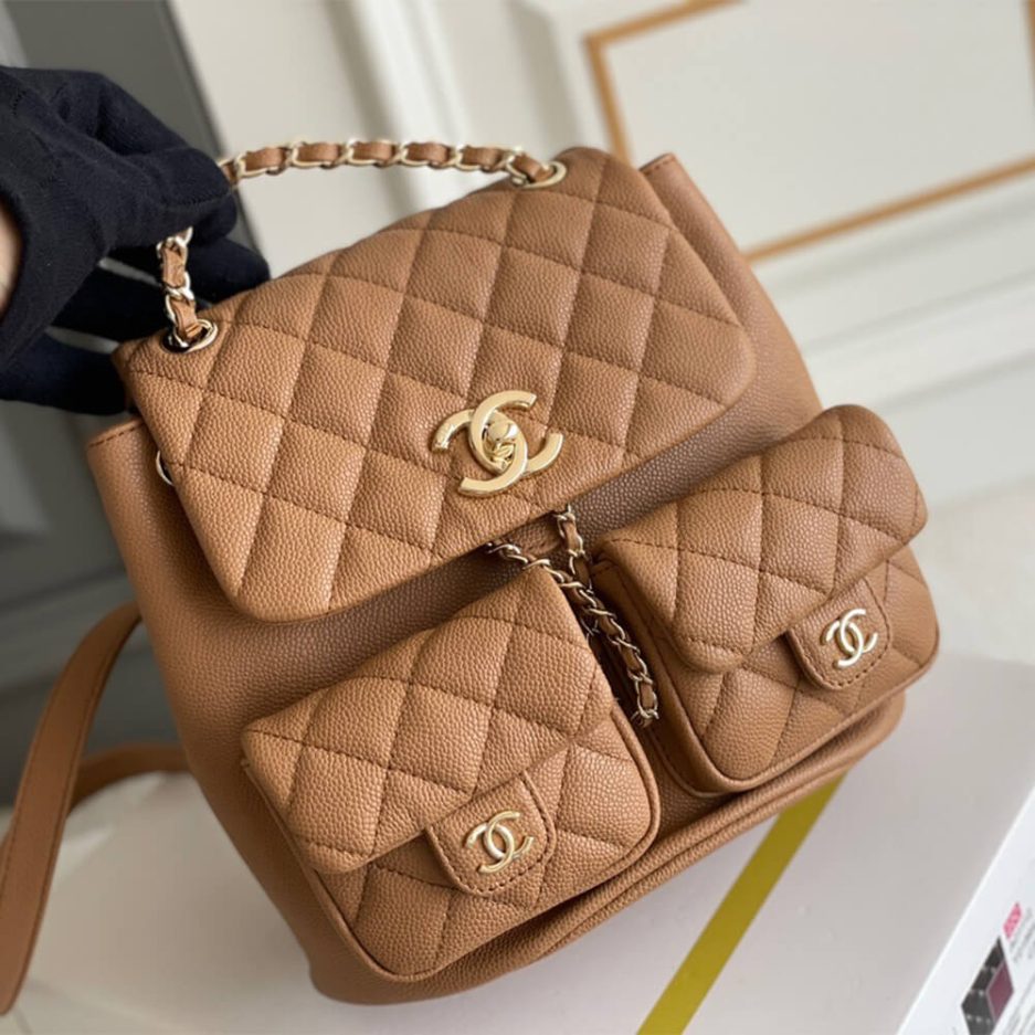 CHANEL Caviar Backpack