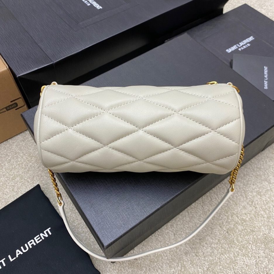 YSL SADE MINI TUBE BAG IN QUILTED LAMBSKIN