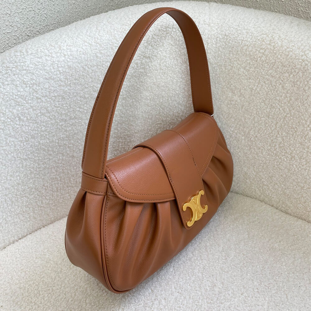 CELINE Medium POLLY bag in soft calfskin