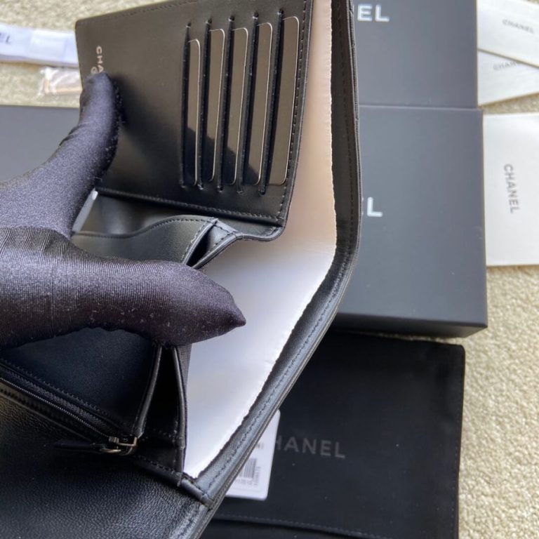 Chanel boy long wallet