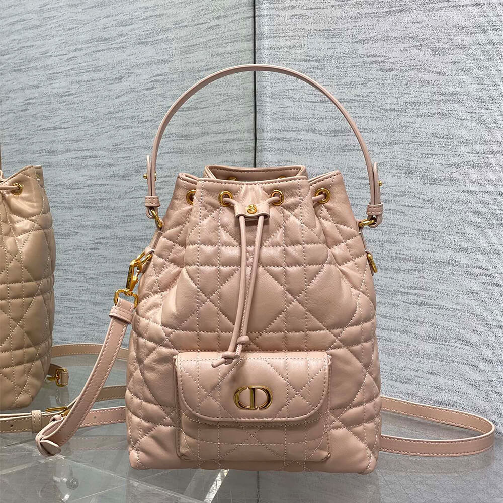 Small Dior Caro Bucket Bag(HIGH-END GRADE)