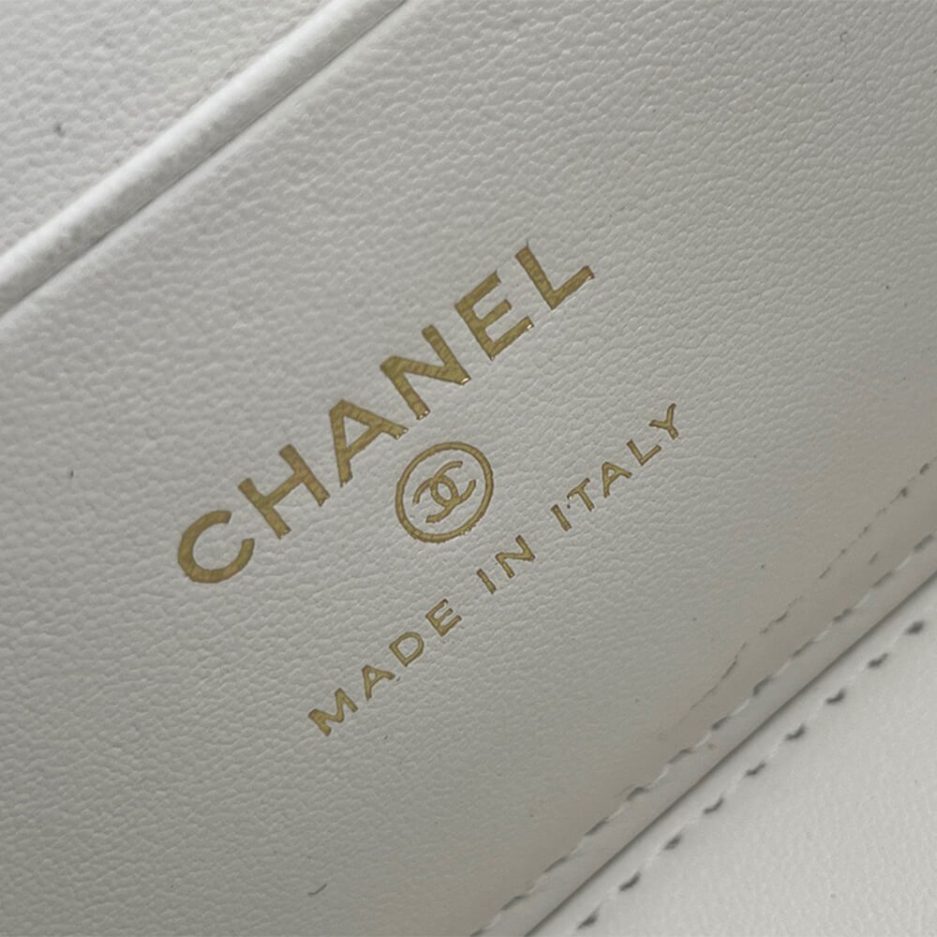 Chanel long box cosmetic bag