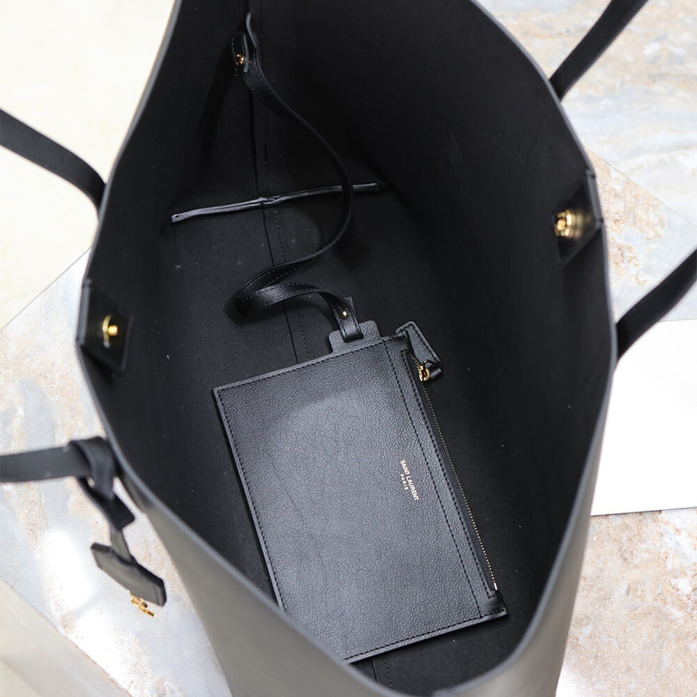 YSL Shopping Saint Laurent leather