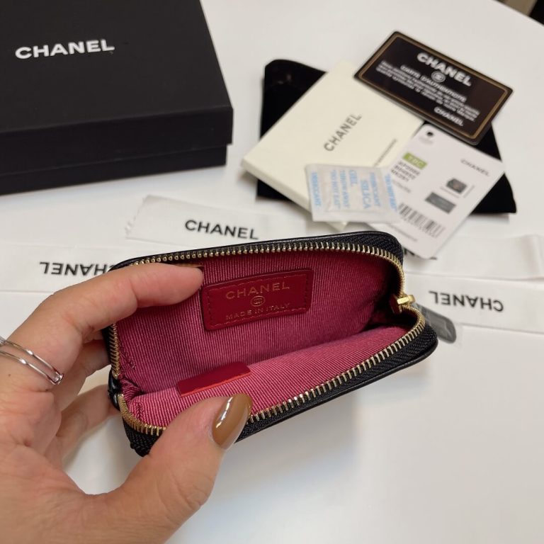CHANEL 19 Zipper Coin Wallet