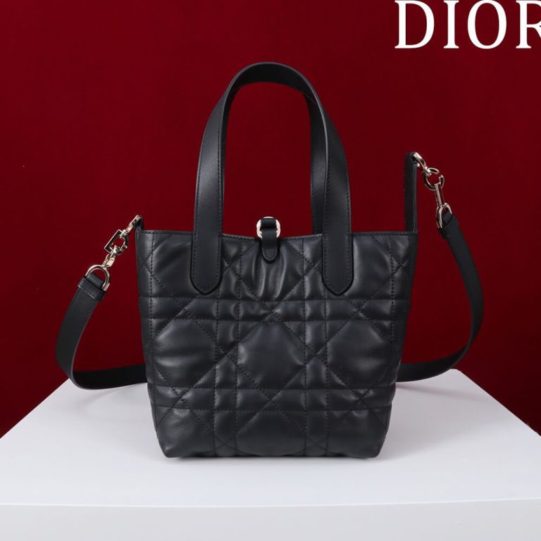 Small Dior Toujours Vertical Tote Bag(high-end grade)