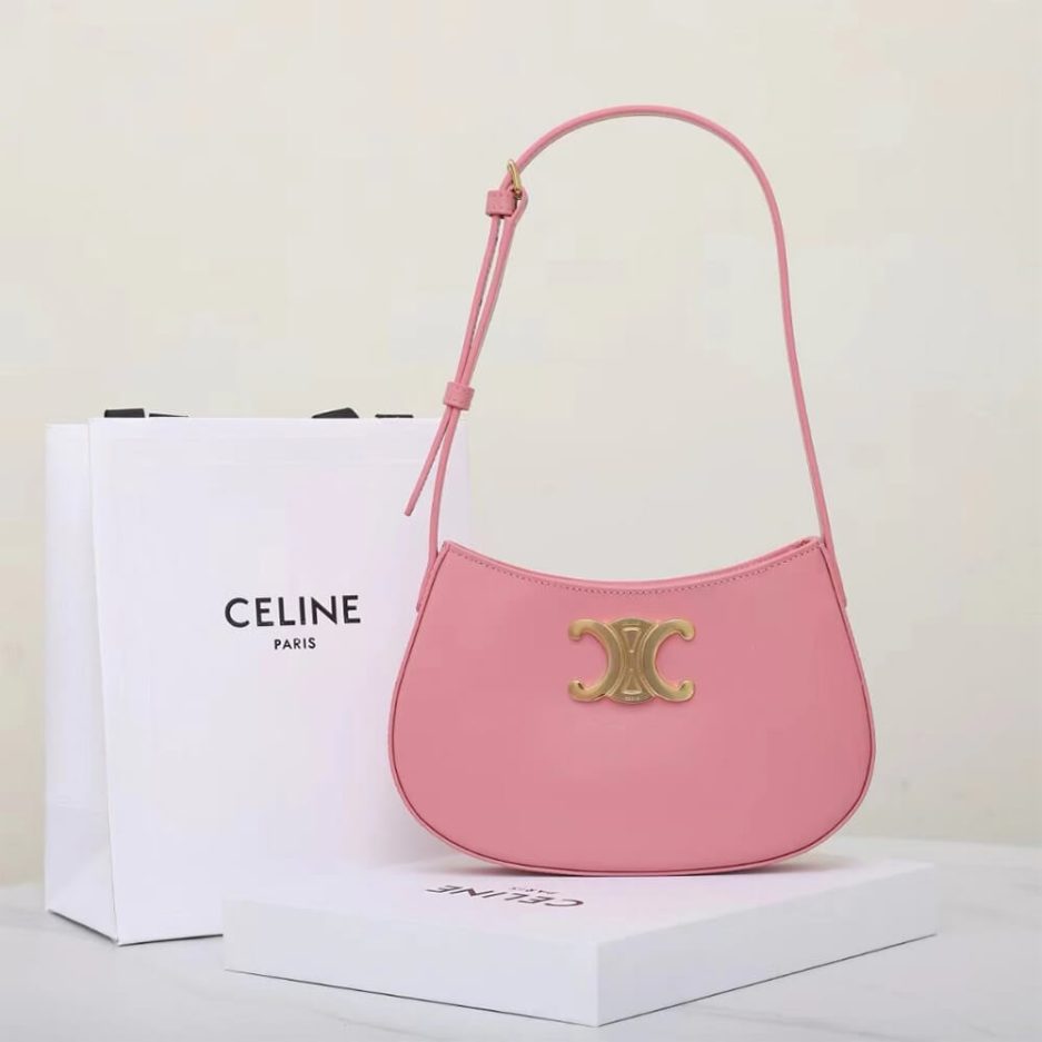 CELINE MEDIUM TILLY BAG in shiny calfskin
