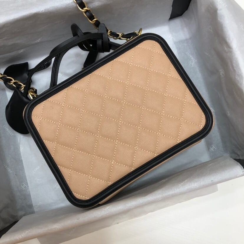 Chanel Medium Filigree Makeup Case
