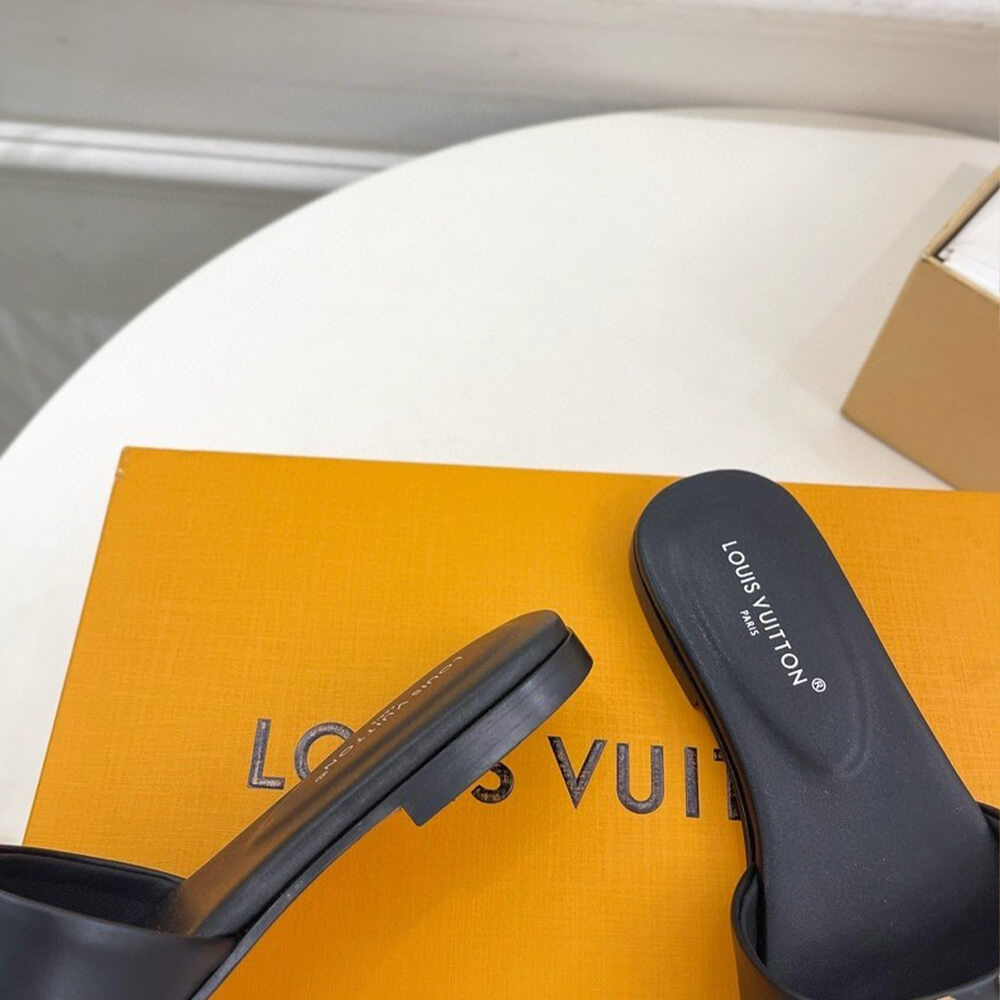 Louis Vuitton LV Capri Flat Mule Black