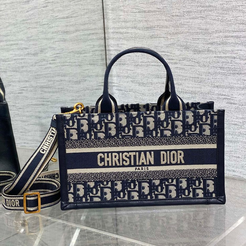 Dior East-West Dior Book Tote with strap