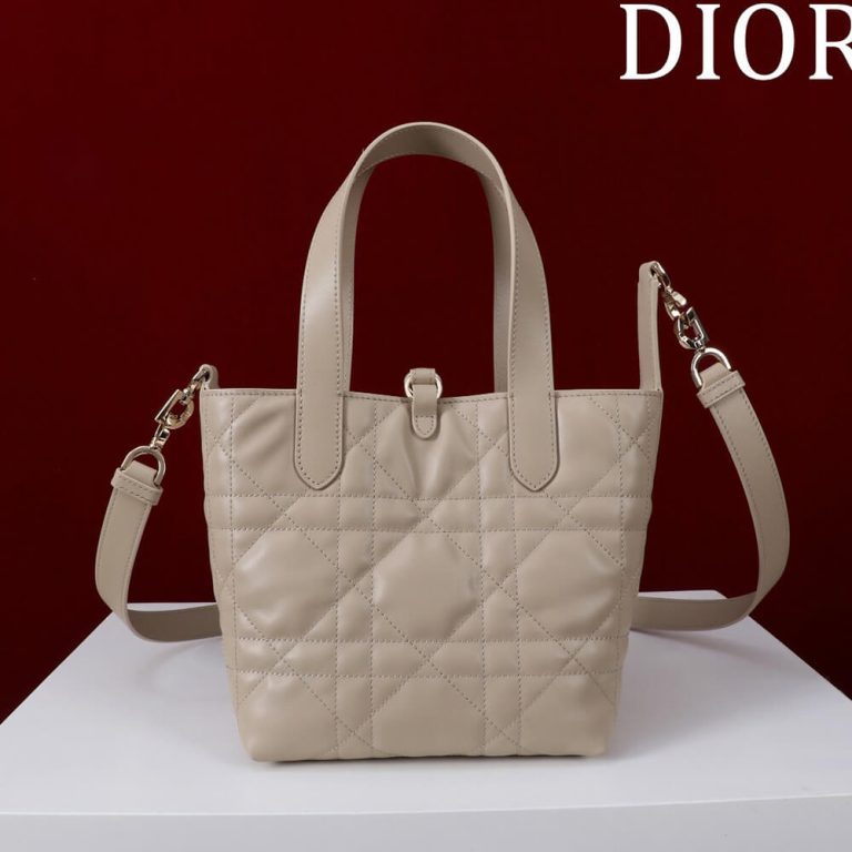 Small Dior Toujours Vertical Tote Bag(high-end grade)