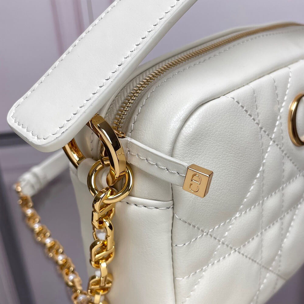 Small Dior Caro top handle camera bag