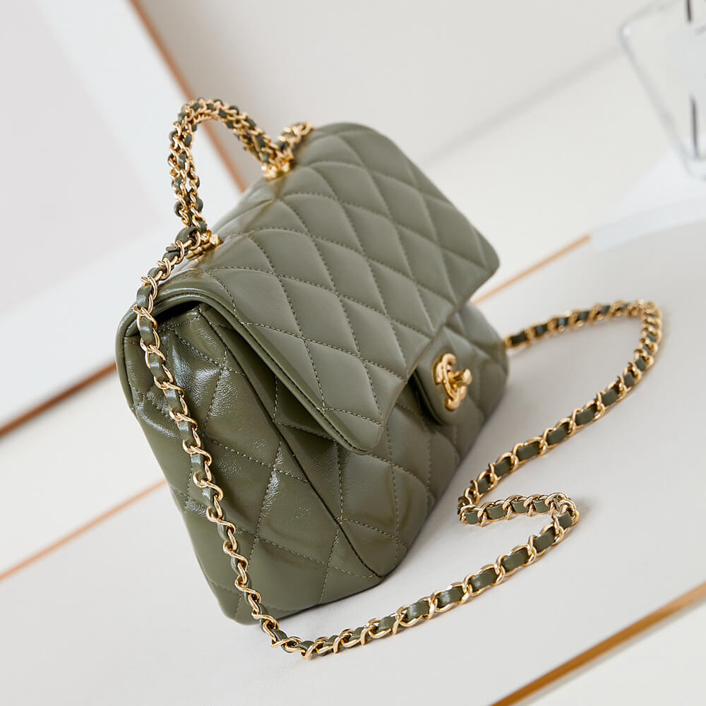 CHANEL Flap Bag with Top Handle