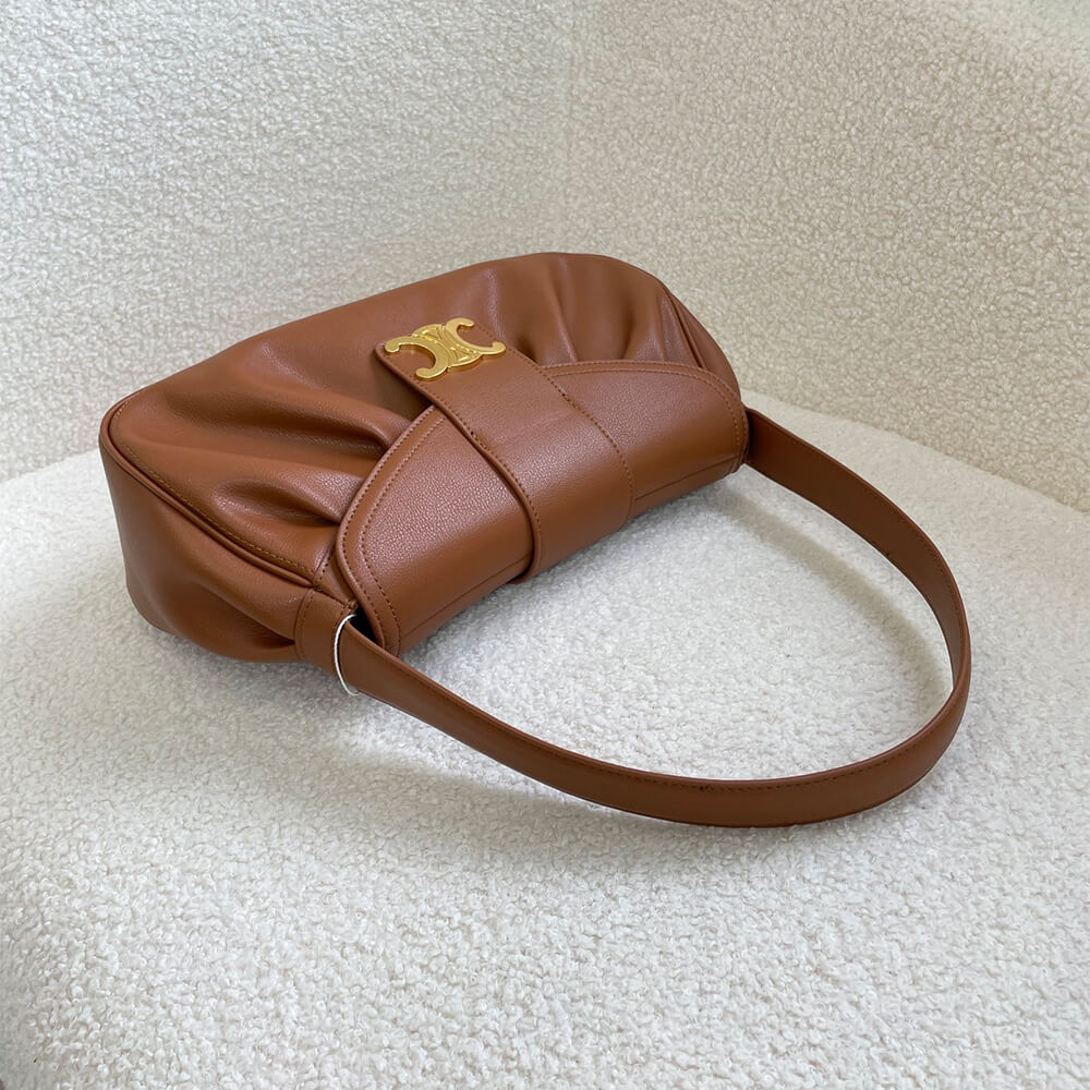 CELINE Medium POLLY bag in soft calfskin