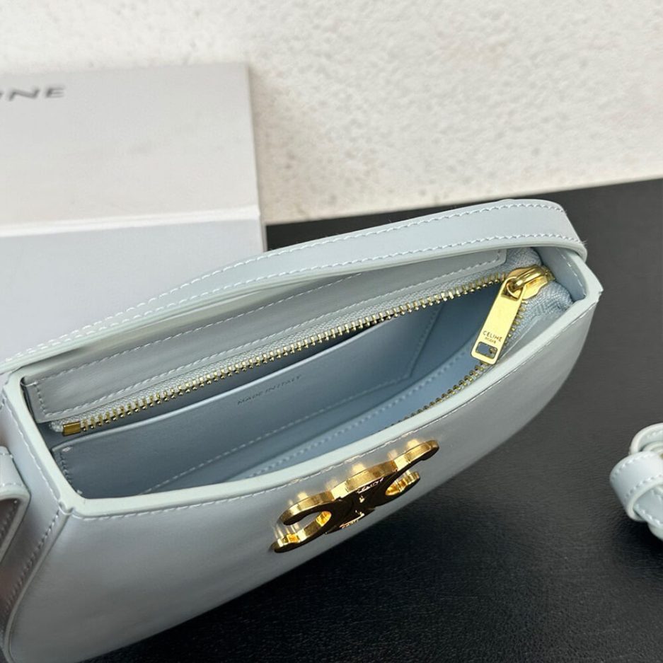 CELINE MEDIUM TILLY BAG in shiny calfskin