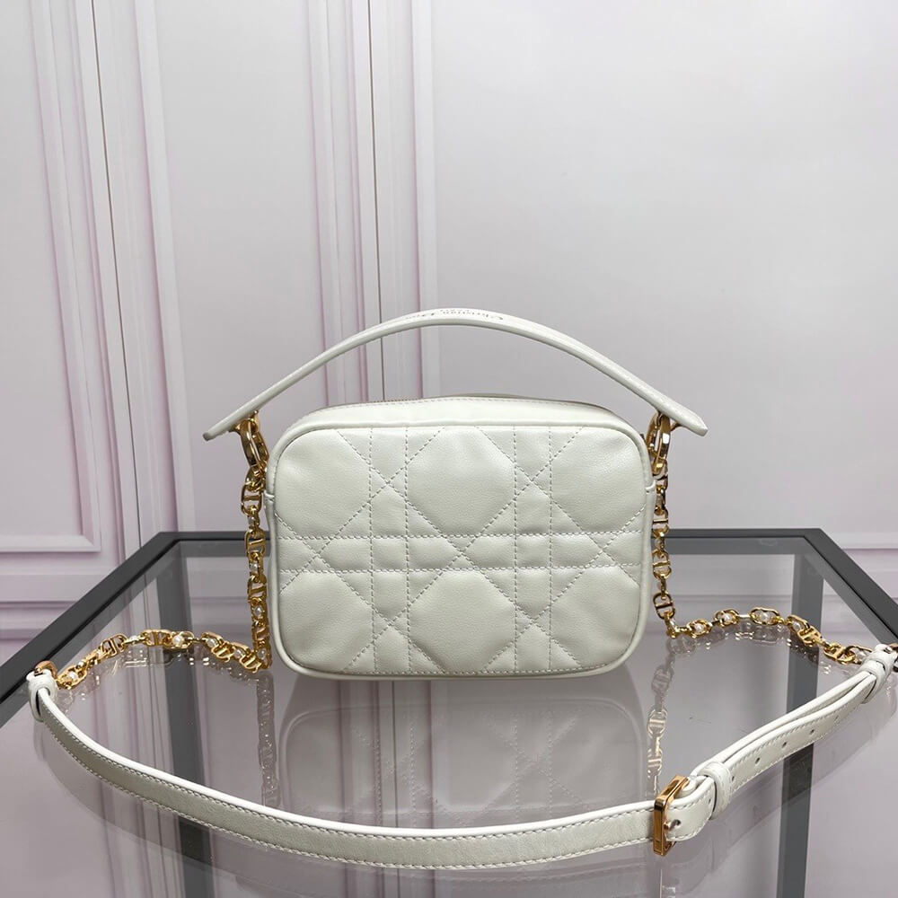 Small Dior Caro top handle camera bag