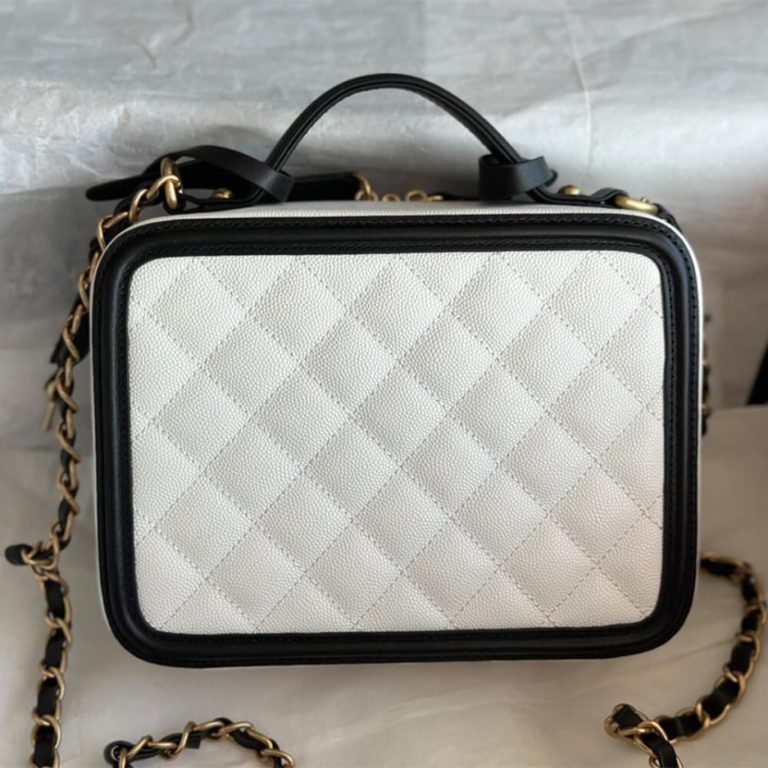 Chanel Medium Filigree Makeup Case
