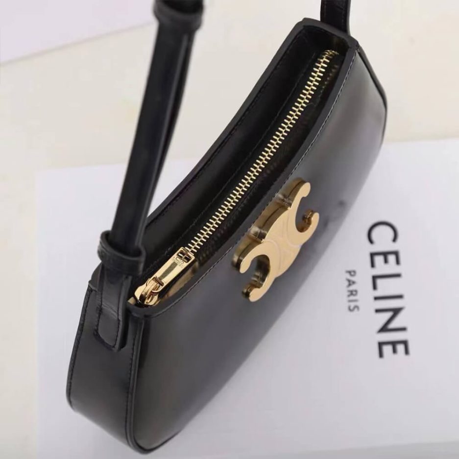 CELINE MEDIUM TILLY BAG in shiny calfskin