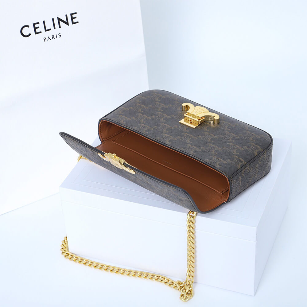 CELINE CHAIN SHOULDER BAG CLAUDE