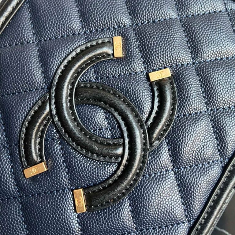Chanel Medium Filigree Makeup Case