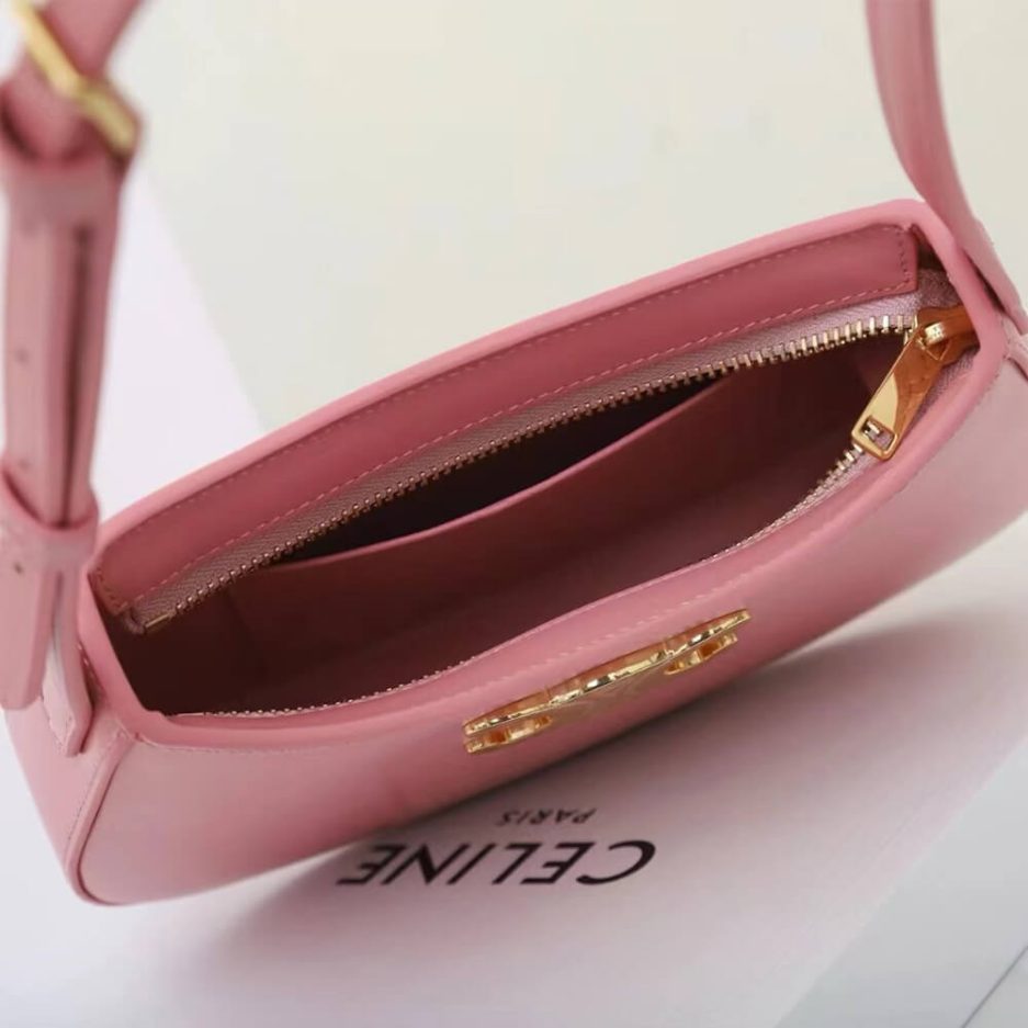 CELINE MEDIUM TILLY BAG in shiny calfskin