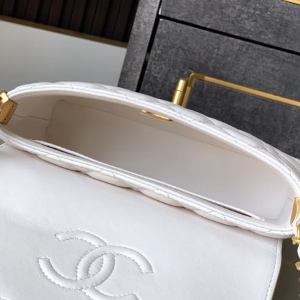 CHANEL Small Flap Bag with Top Handle(HIGH-END GRADE)