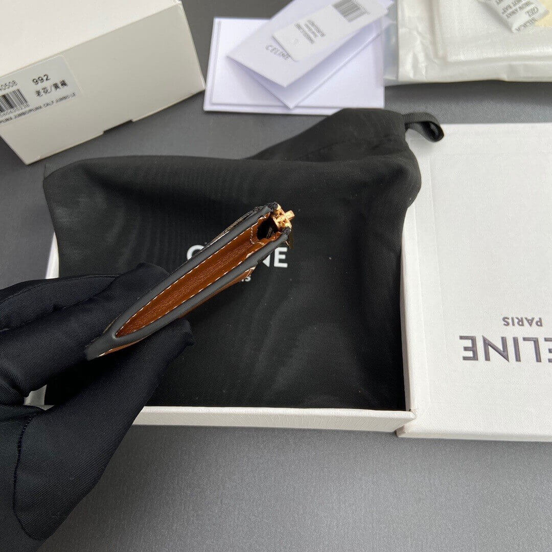 TRIOMPHE ZIP CARD HOLDER