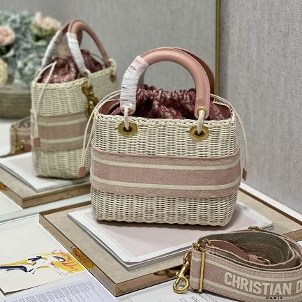 Lady DIOR Wicker Bag(high-end grade)