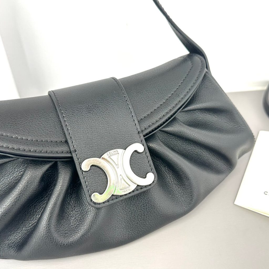 CELINE TEEN CELINE POLLY BAG IN SOFT CUFF LEATHER