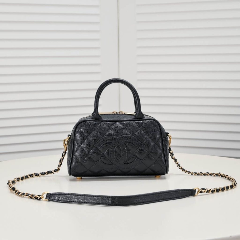 CHANEL Small Vintage Boston Bag