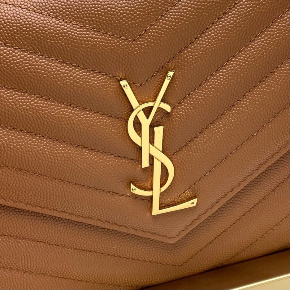 YSL CASSANDRE matelassé leather flap clutch