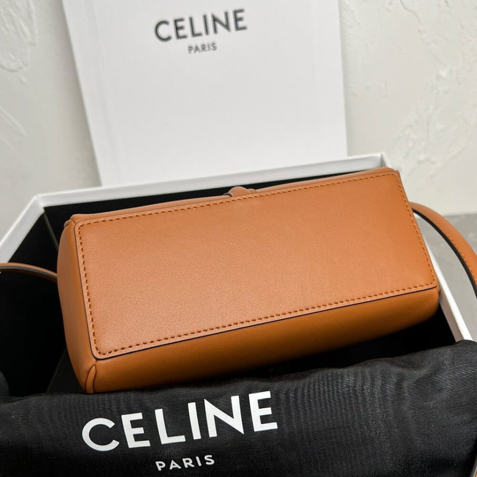 Celine MINI 16 IN SATINATED CALFSKIN(high-end grade)