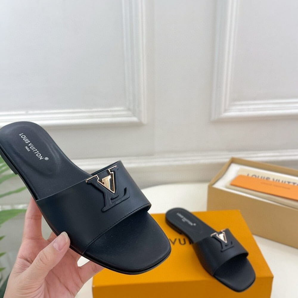 Louis Vuitton LV Capri Flat Mule Black