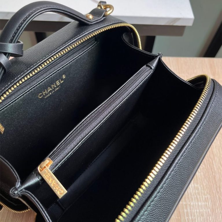 Chanel Medium Filigree Makeup Case