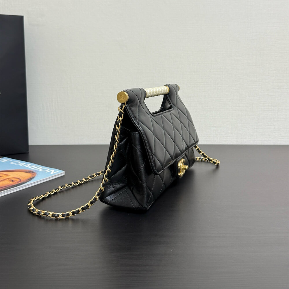 CHANEL Flap Bag With Top Handle(HIGH-END GRADE)