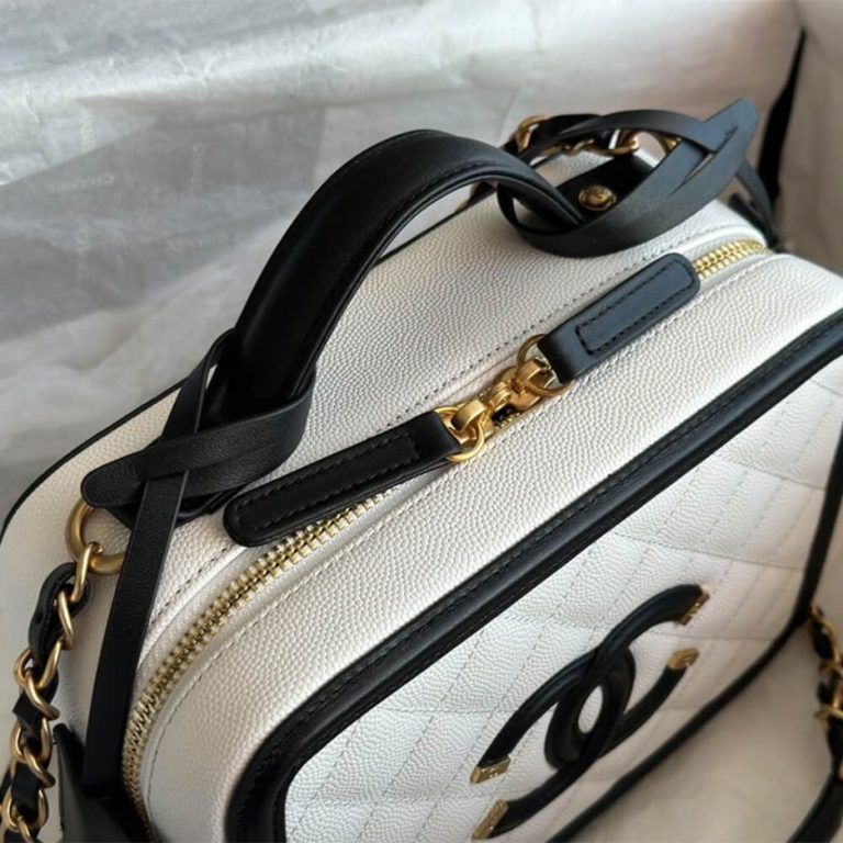 Chanel Medium Filigree Makeup Case