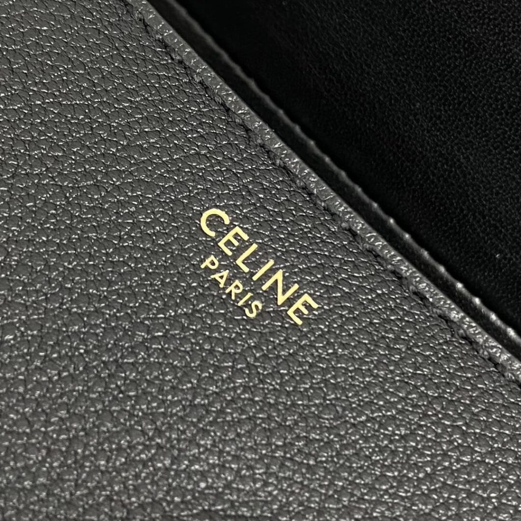 CELINE Medium POLLY bag in soft calfskin